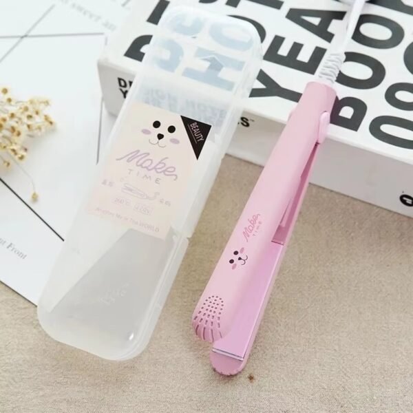 Cute Mini Ceramic Hair Straightener & Curler 2-in-1   ছোট সাইজে Big Beauty Solution